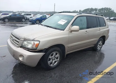 2006 Toyota Highlander V6 from USA, damaged, VIN JTEGP21A660109337